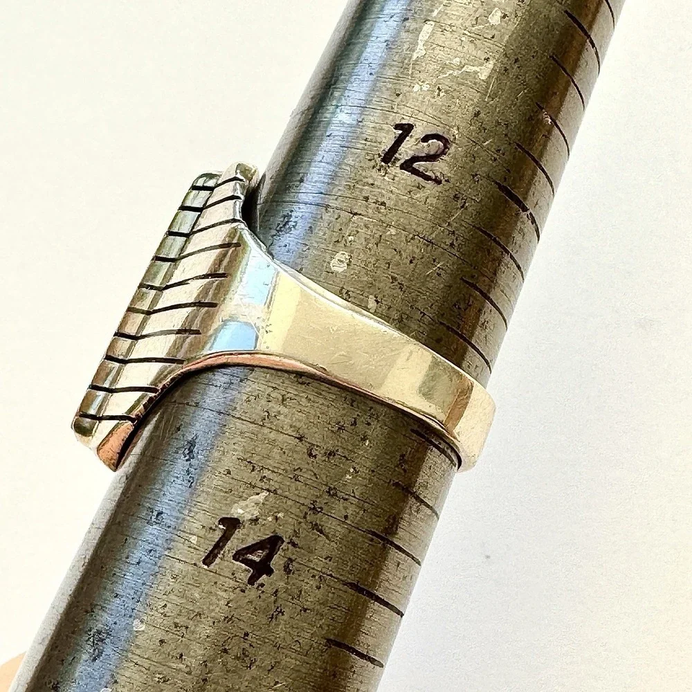 Turquoise Multi Stone Inlay Mens Ring Sz 13 Navajo Sterling Signed T Jack 22mm